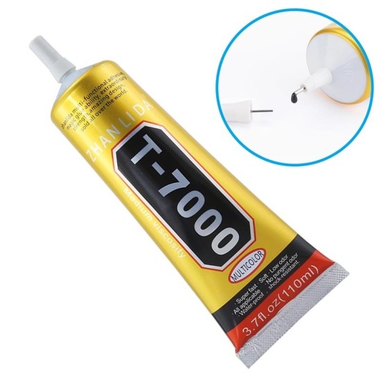 Cola Zhanlida T-7000 para Telefones Celulares 110ml Preto Cola Zhanlida T-7000 para Telefones Celulares 110ml Preto